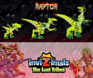 пазл Raptor, последняя эволюция. Invizimals Затерянные племена. Опасные Хантер, быстрые, умные, агрессивный